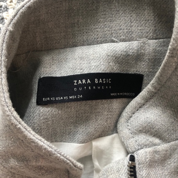 ZARA Grey Overcoat - Picture 5 of 6